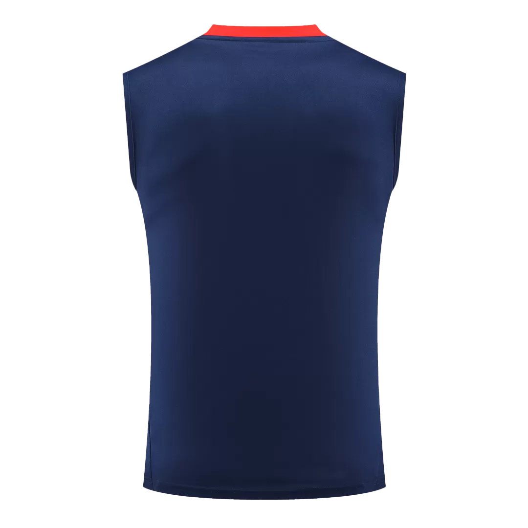 Manchester United Pre-Match Sleeveless Top Navy - Image 3