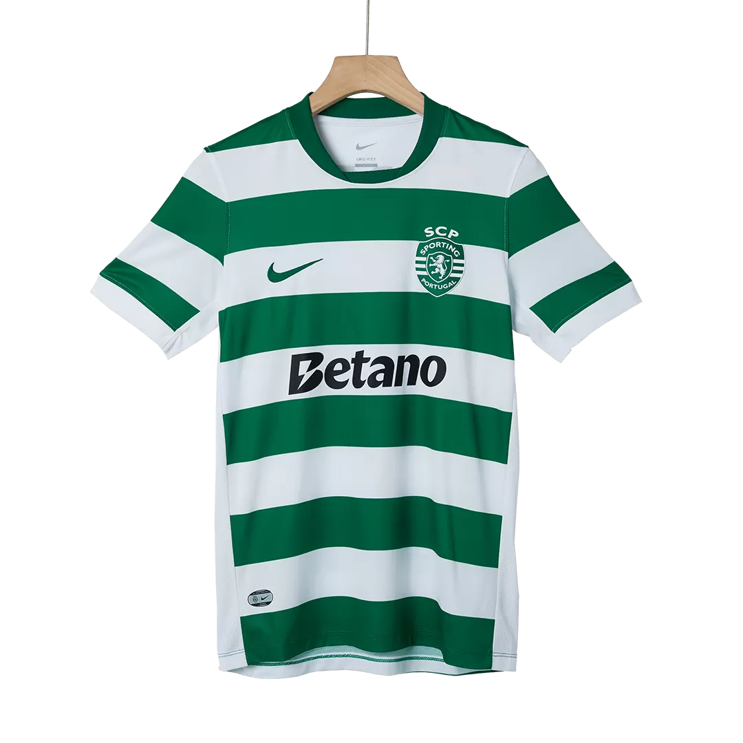 Sporting CP 2025/26 Home Soccer Jersey – Fans Version (Green & White) - Image 5