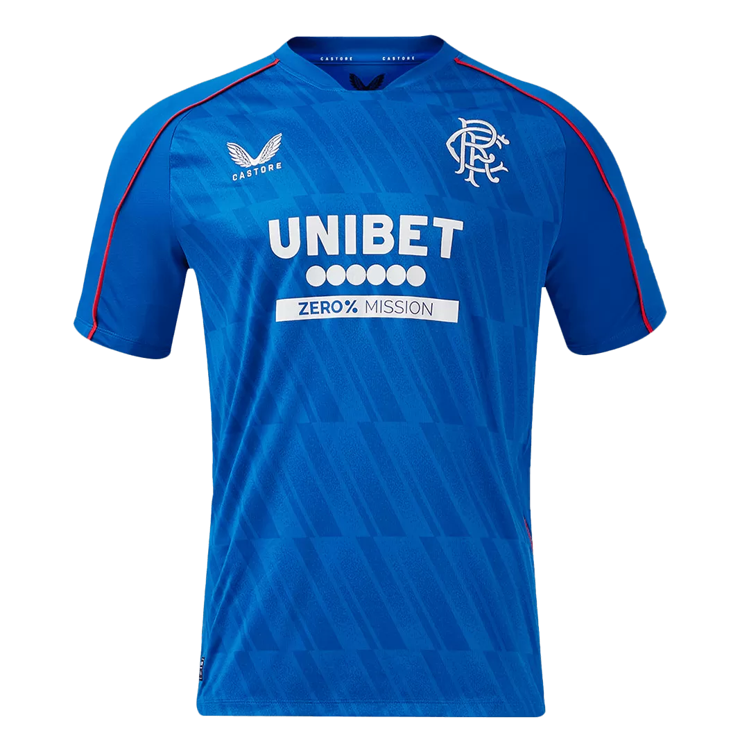 Glasgow Rangers Home Soccer Jersey - Image 4