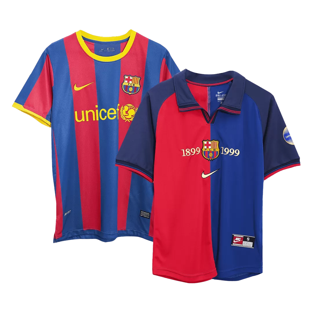 Vintage Jersey Barcelona Home 2010/11 & Vintage Jersey Barcelona Home 1999/00