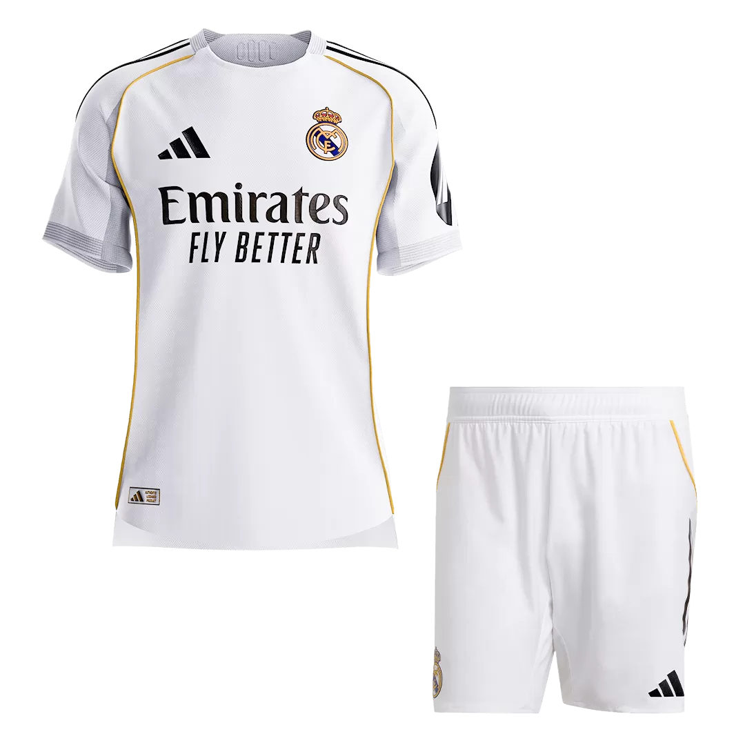 Real Madrid Home Authentic Jerseys Kit 2025/26