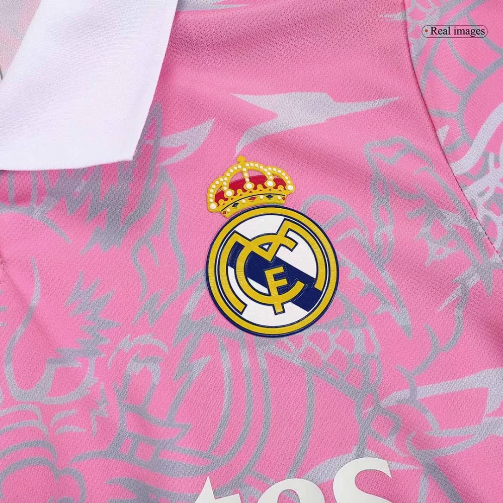 Real Madrid x Chinese Dragon Soccer Jersey 2023/24 (pink) - Image 7