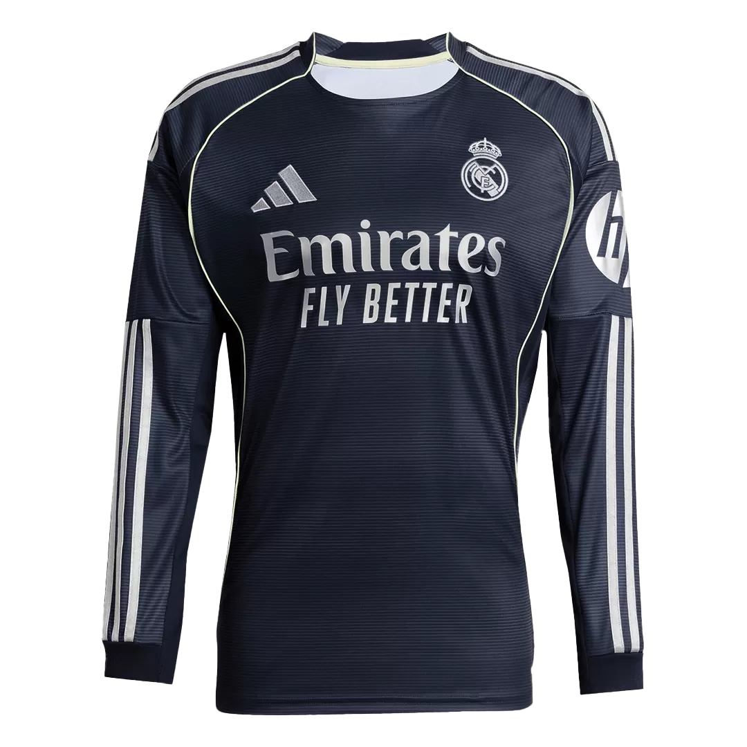 Real Madrid Away Long Sleeve Jersey 2025/26 - Image 4