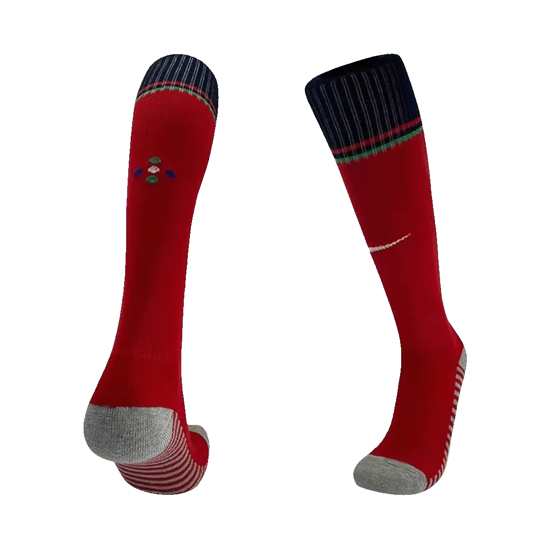 Portugal Home Soccer Socks Kids