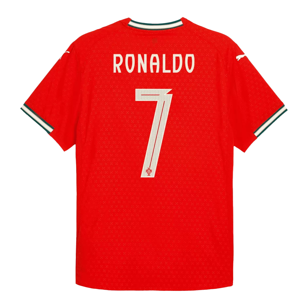 RONALDO #7 Portugal Home Authentic Soccer Jersey 2025 - Image 3