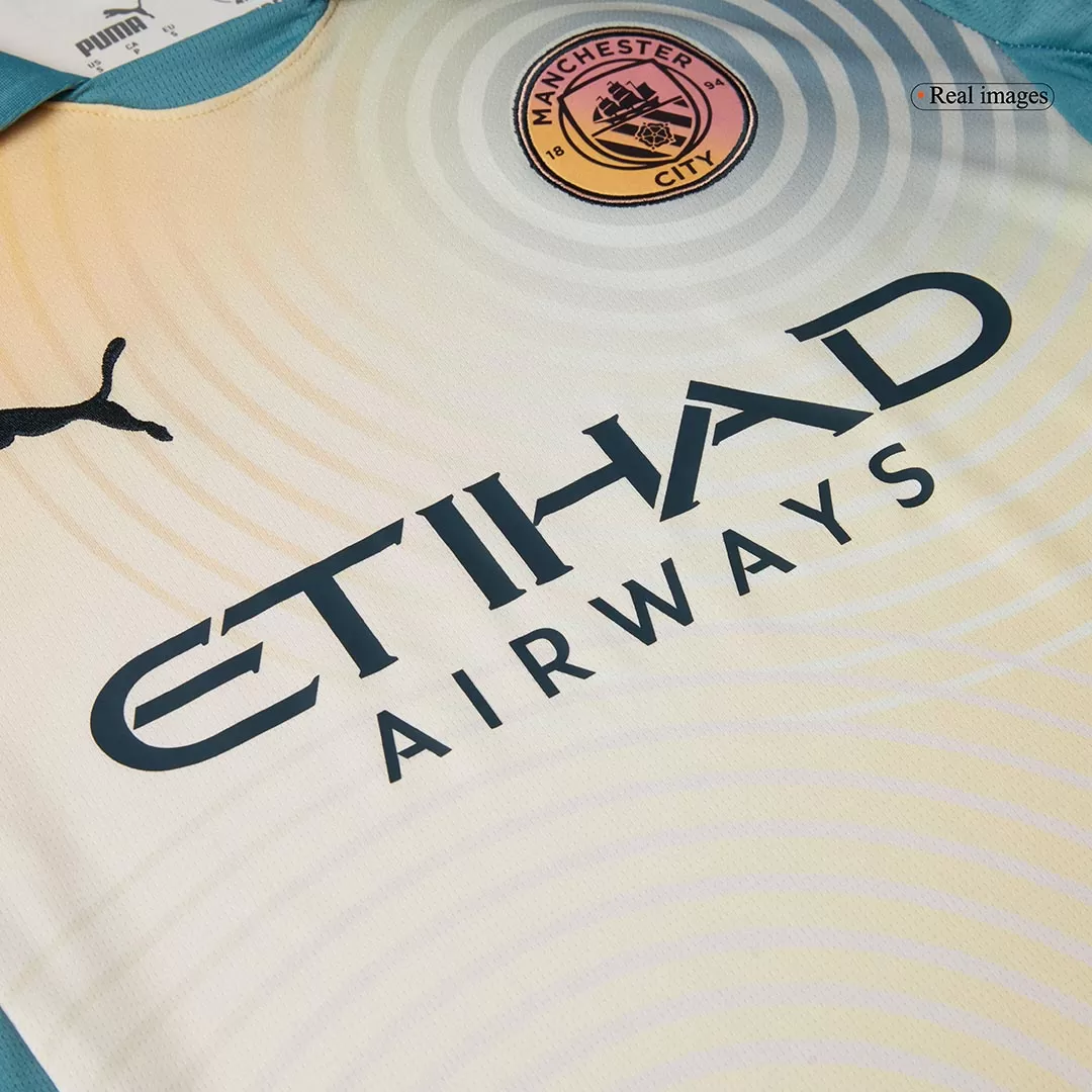HAALAND #9 Manchester City Fourth Away Soccer Jersey - Definitely City - Image 5