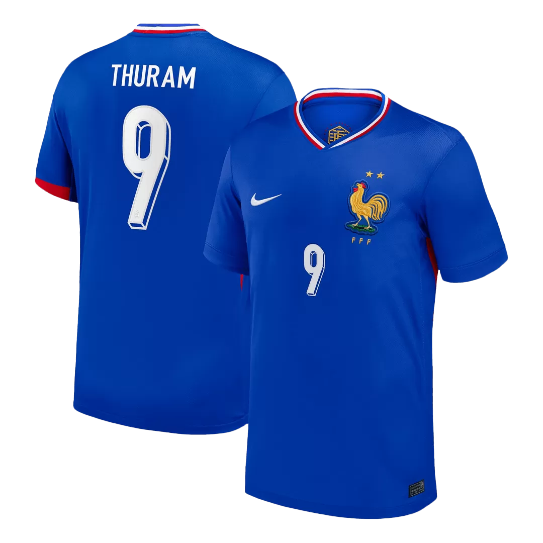 THURAM #9 France Home Soccer Jersey