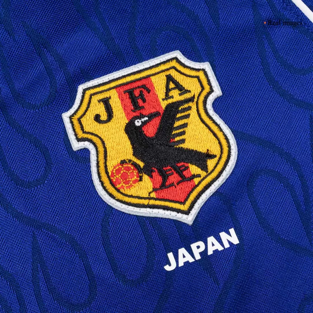 Retro Soccer Jersey Japan Home Long Sleeve 1998 - Image 5