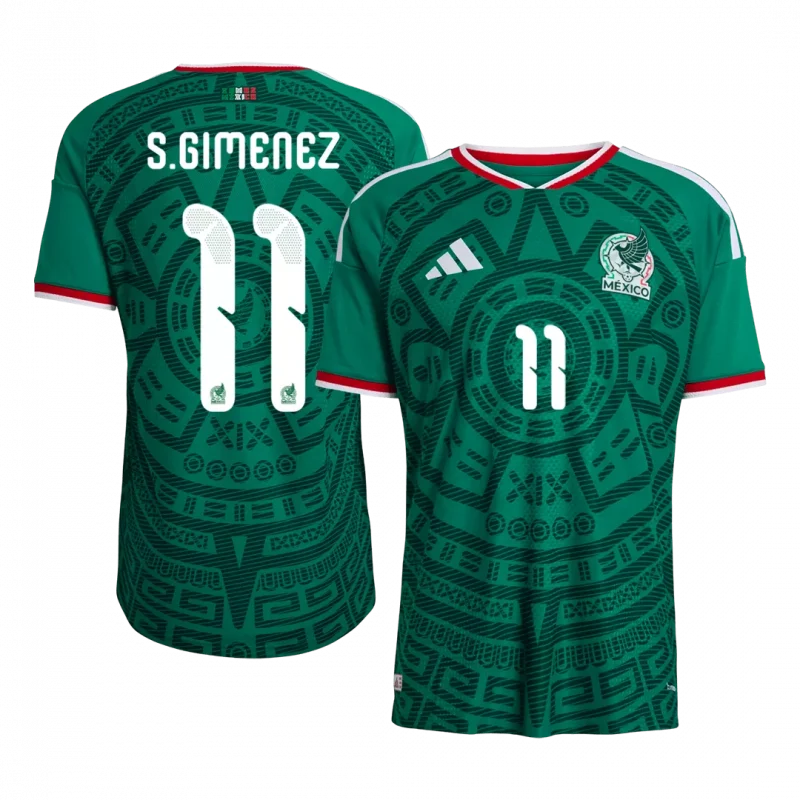 S.GIMENEZ #11 Mexico Home Player Version Jersey World Cup 2026
