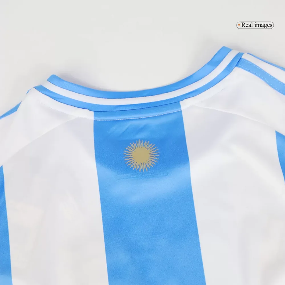 J.ALVAREZ #9 Argentina Home Soccer Jersey - Image 7