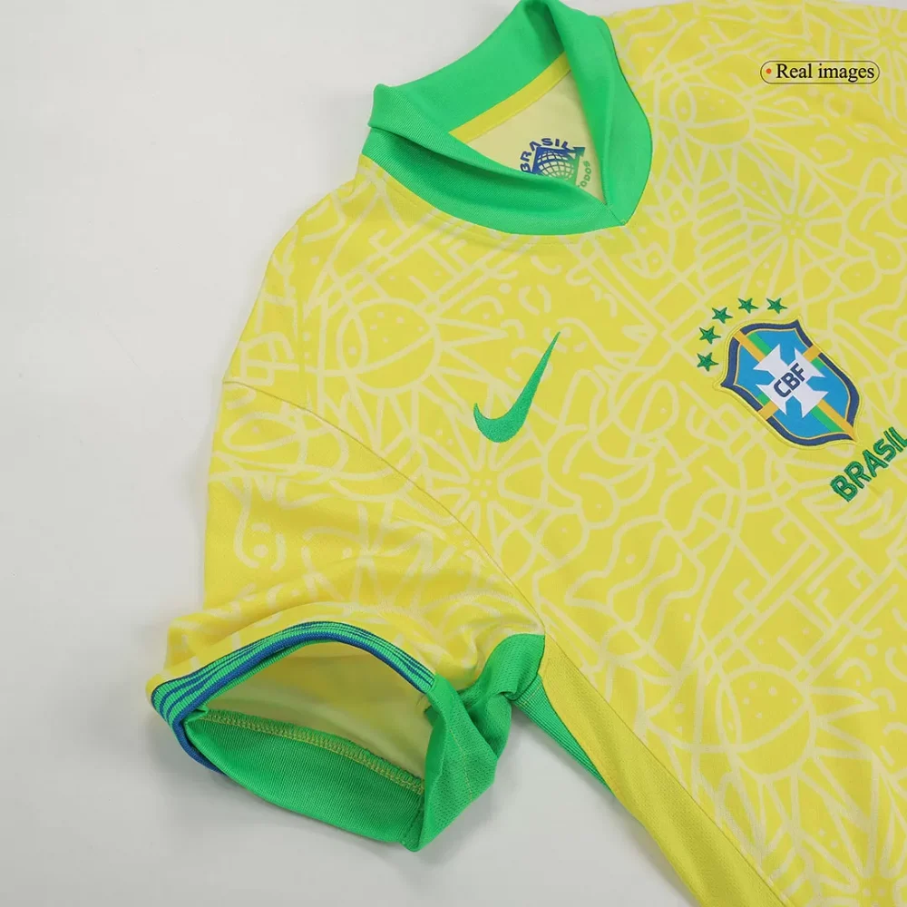 RAPHINHA #11 Brazil Home Soccer Jersey Copa America - Image 5