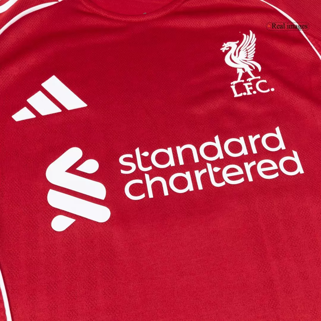 Liverpool Home Authentic Soccer Jersey 2025/26 - Image 8