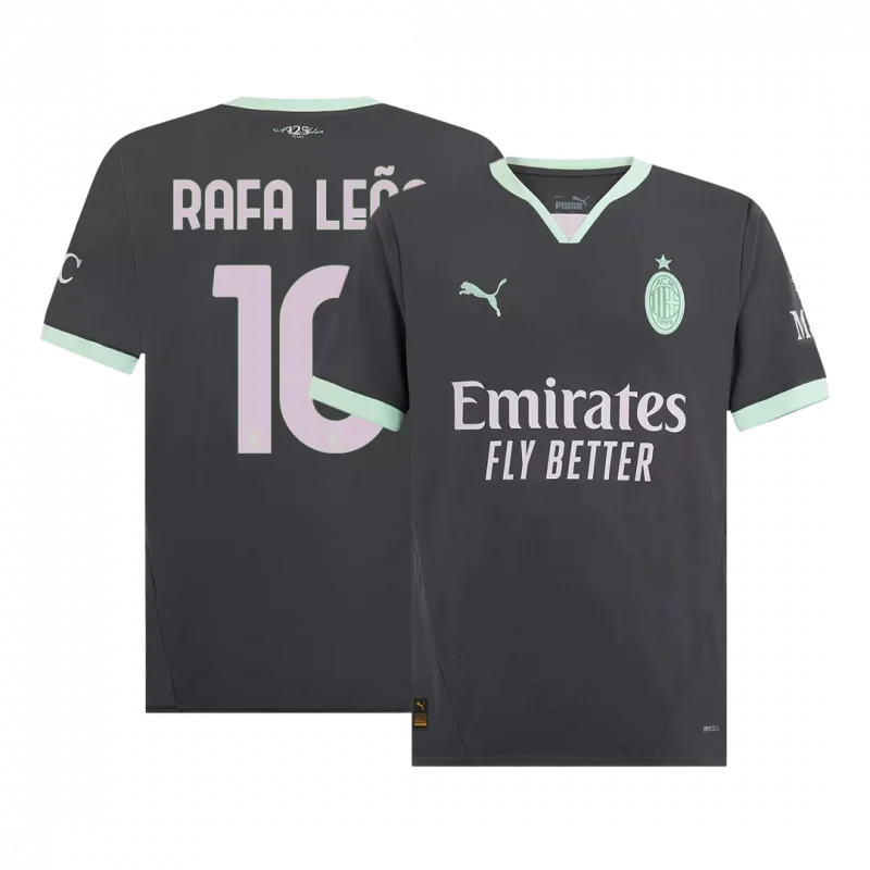 RAFA LEÃO #10 AC Milan Third Away Soccer Jersey