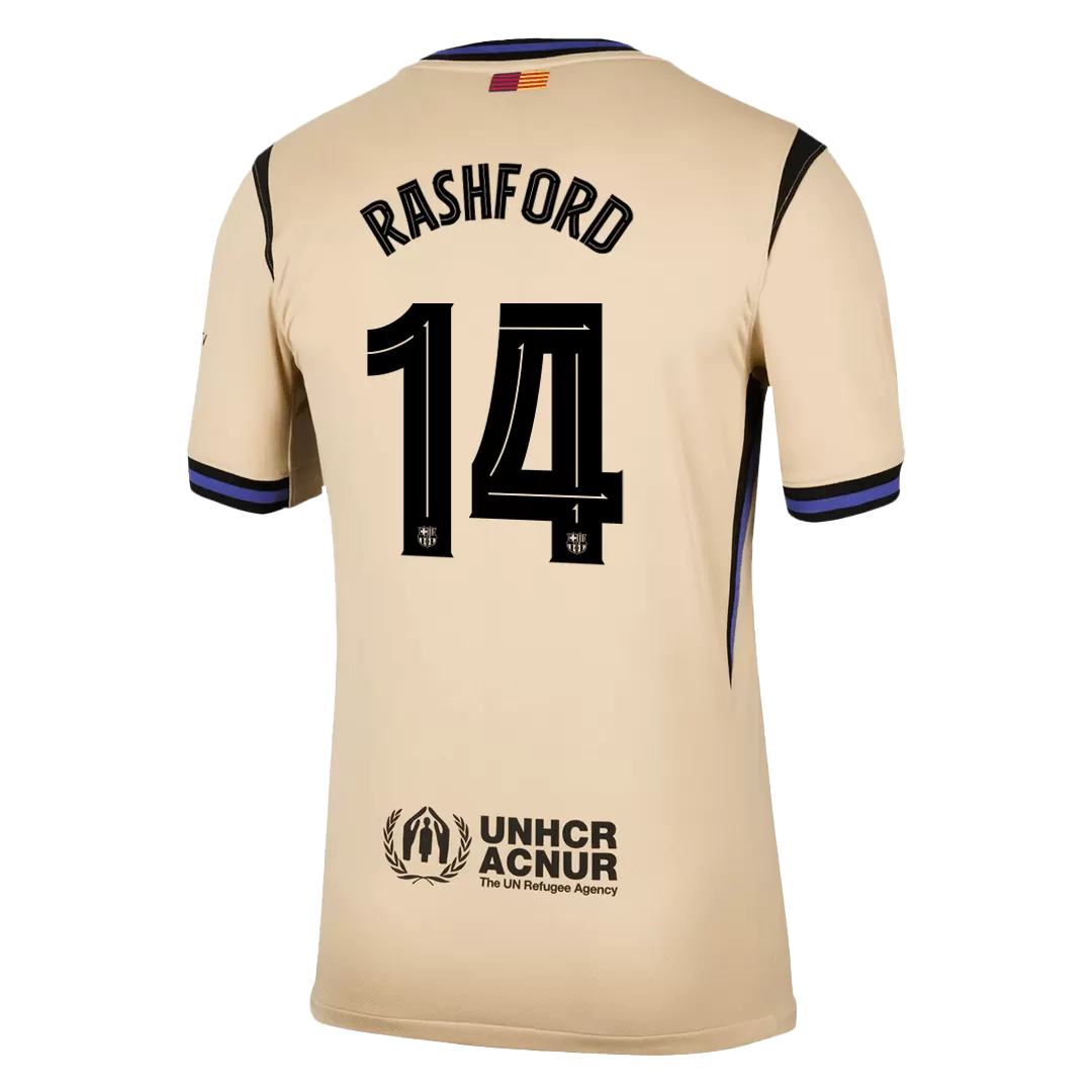 RASHFORD #14 Barcelona Away Soccer Jersey 2025/26 -UCL - Image 3