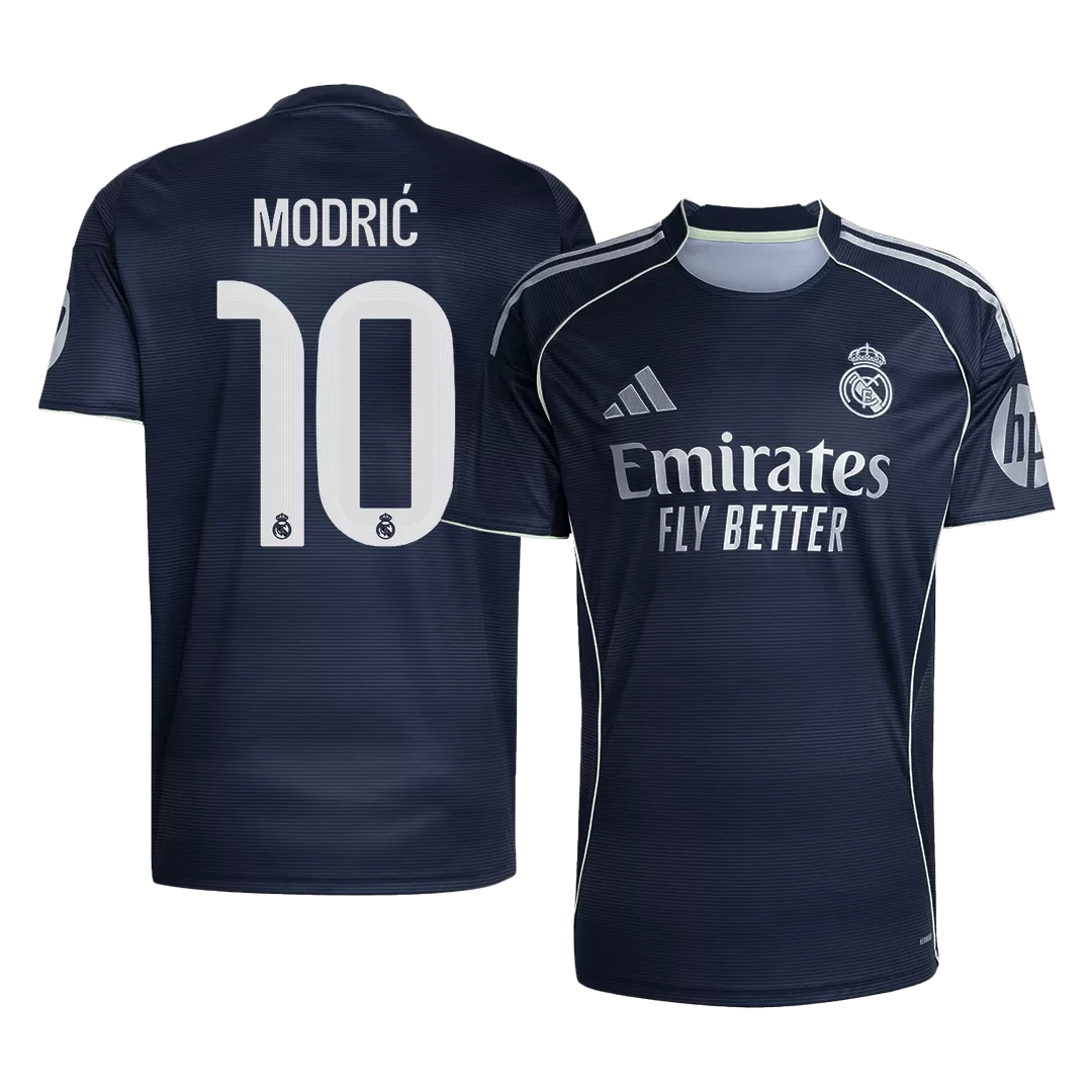 MODRIĆ #10 Real Madrid Away Soccer Jersey 2025/26