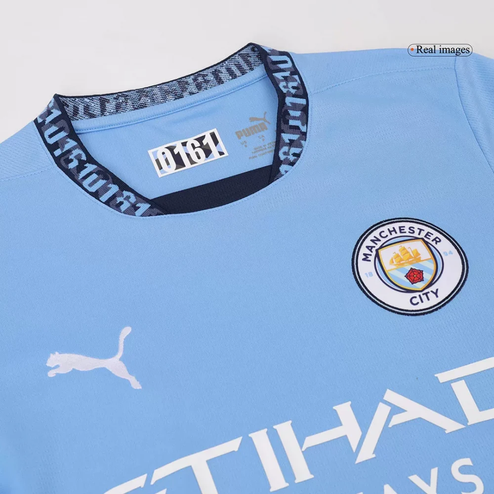 HAALAND #9 Manchester City Home Soccer Jersey - Image 6