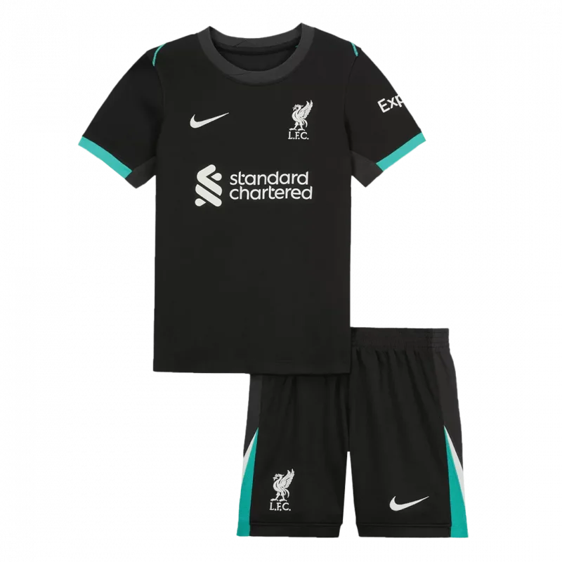 Liverpool Away Kids Soccer Jerseys Kit