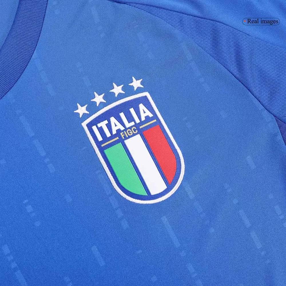 BARELLA #18 Italy Home Soccer Jersey EURO - Image 3