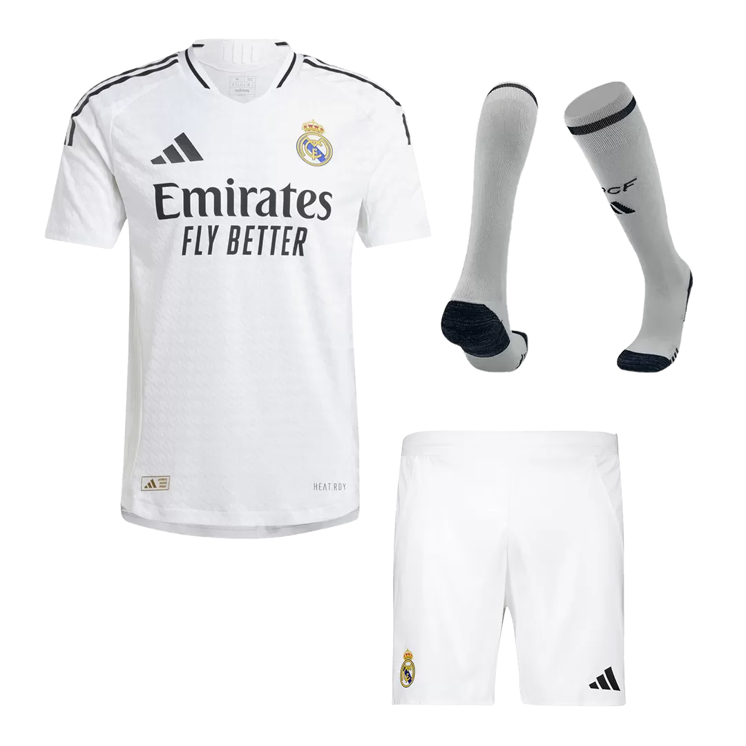 Real Madrid Home Authentic Jerseys Full Kit