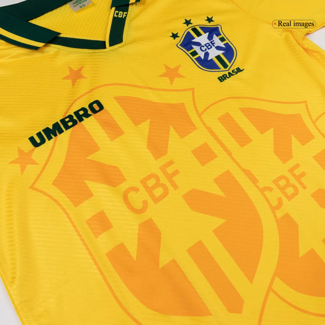 Retro Soccer Jersey Brazil Home 1994 - Image 8