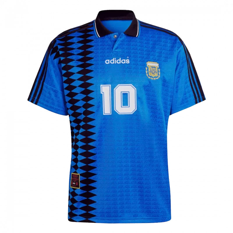 Vintage Soccer Jersey #10 Argentina Away 1994