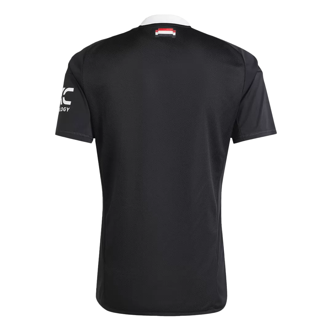 Manchester United Third Away Goalkeeper Soccer Jersey Black - Image 2