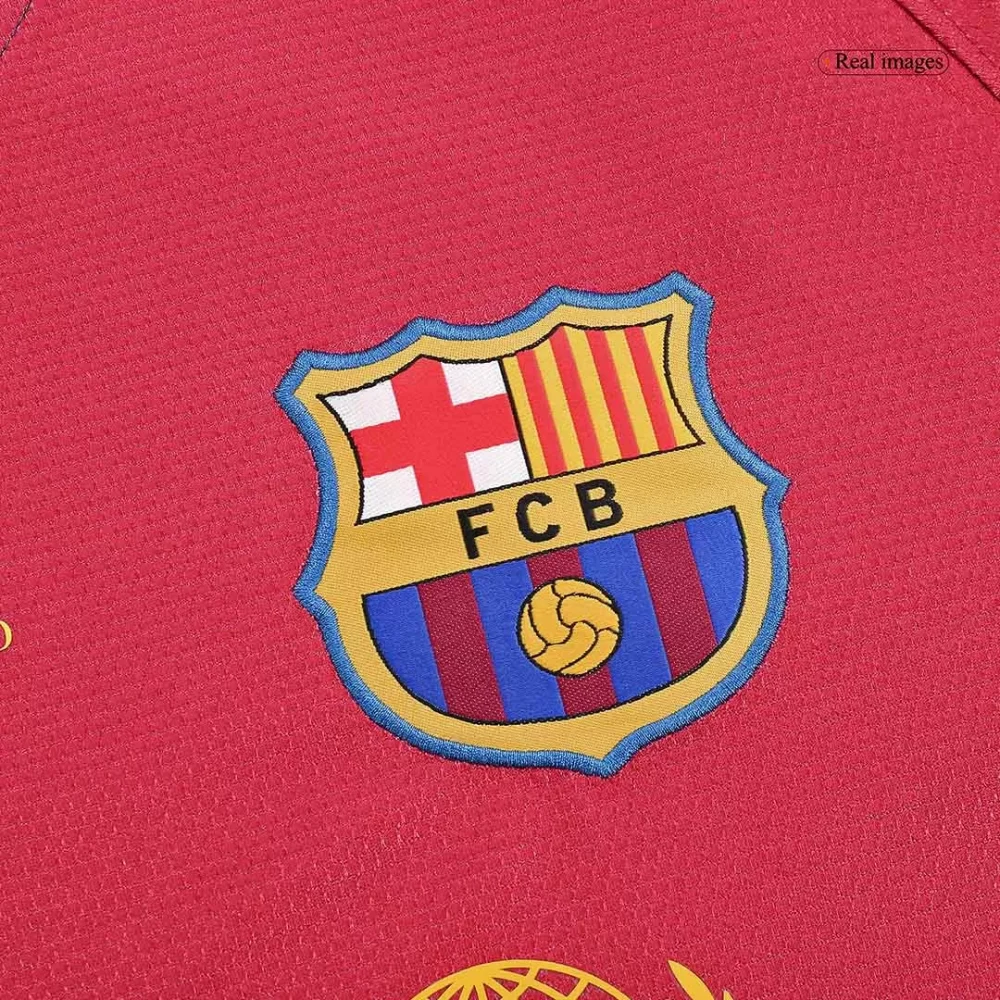 Vintage Soccer Shirts Barcelona Home Long Sleeve 2008/09 - UCL Final - Image 5