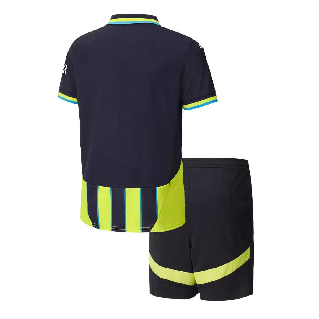Manchester City Away Kids Soccer Jerseys Kit - Image 2