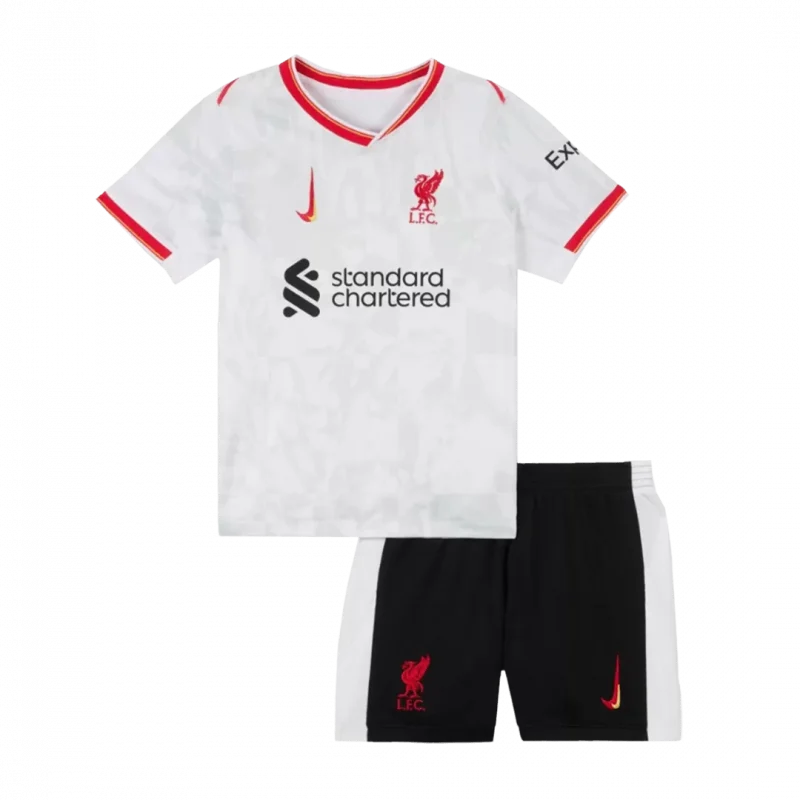 Liverpool Third Away Kids Soccer Jerseys Kit