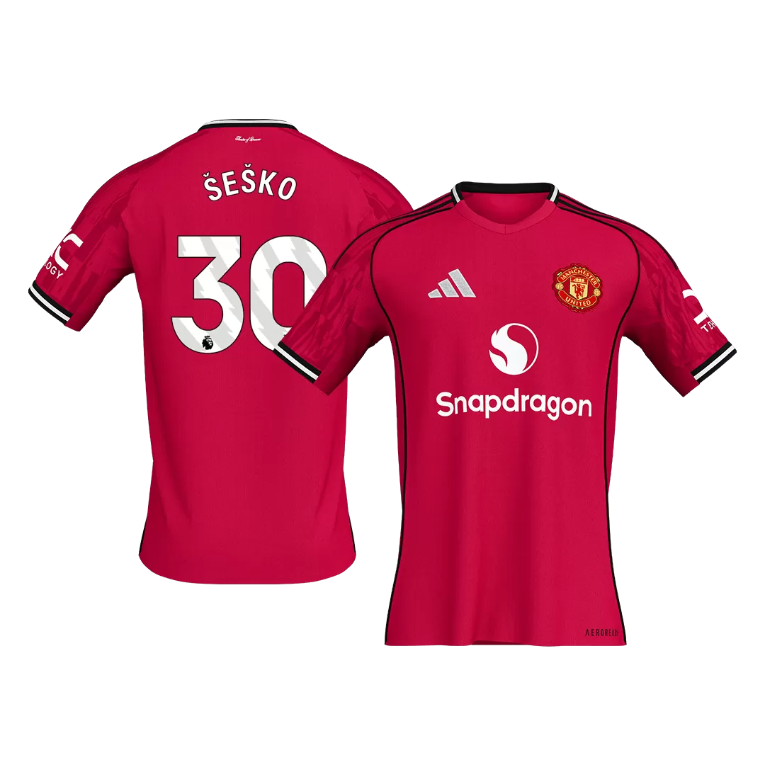 MOUNT #7 Manchester United Home Soccer Jersey 2025/26 - Image 3