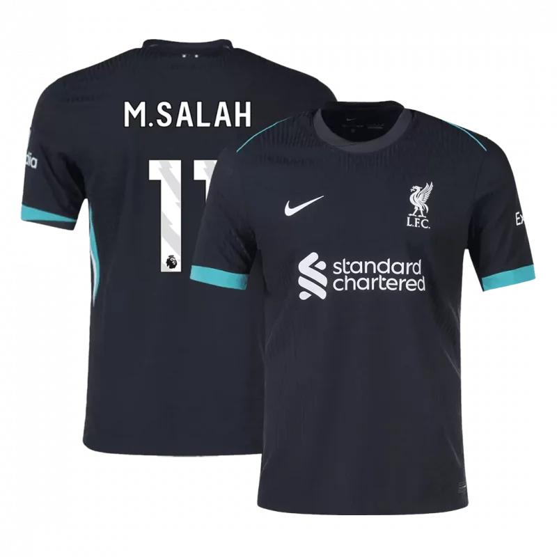 M.SALAH #11 Liverpool Away Authentic Soccer Jersey