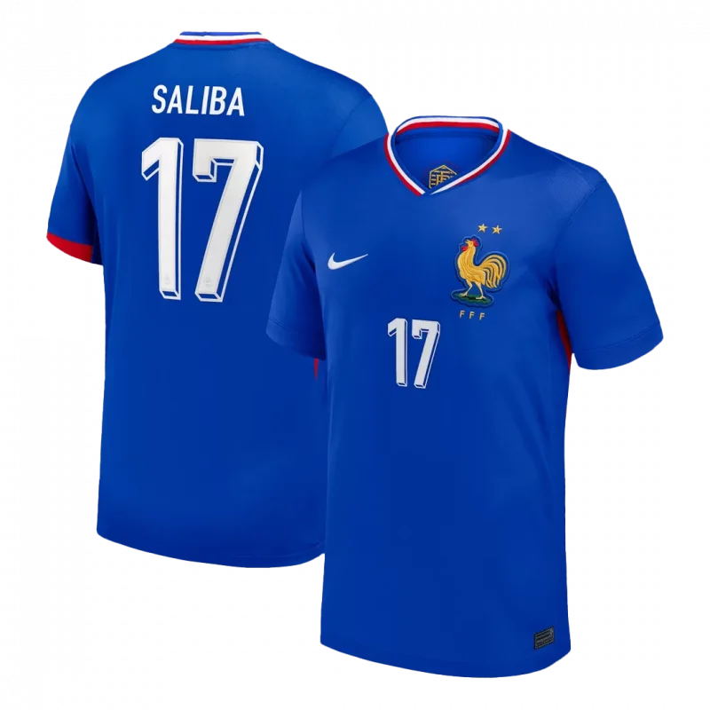SALIBA #17 France Home Soccer Jersey
