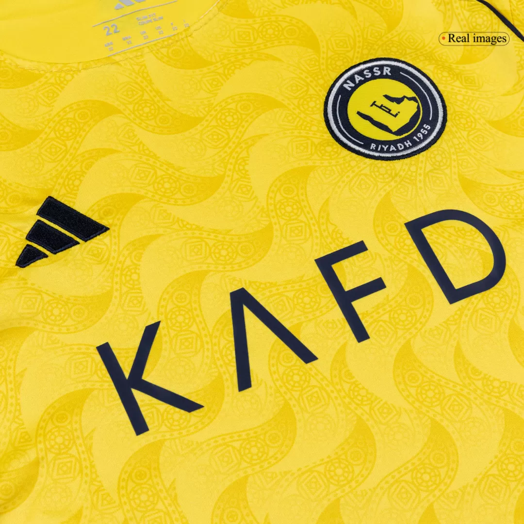 Al Nassr Home Kids Soccer Jerseys Kit 2025/26 - Image 6