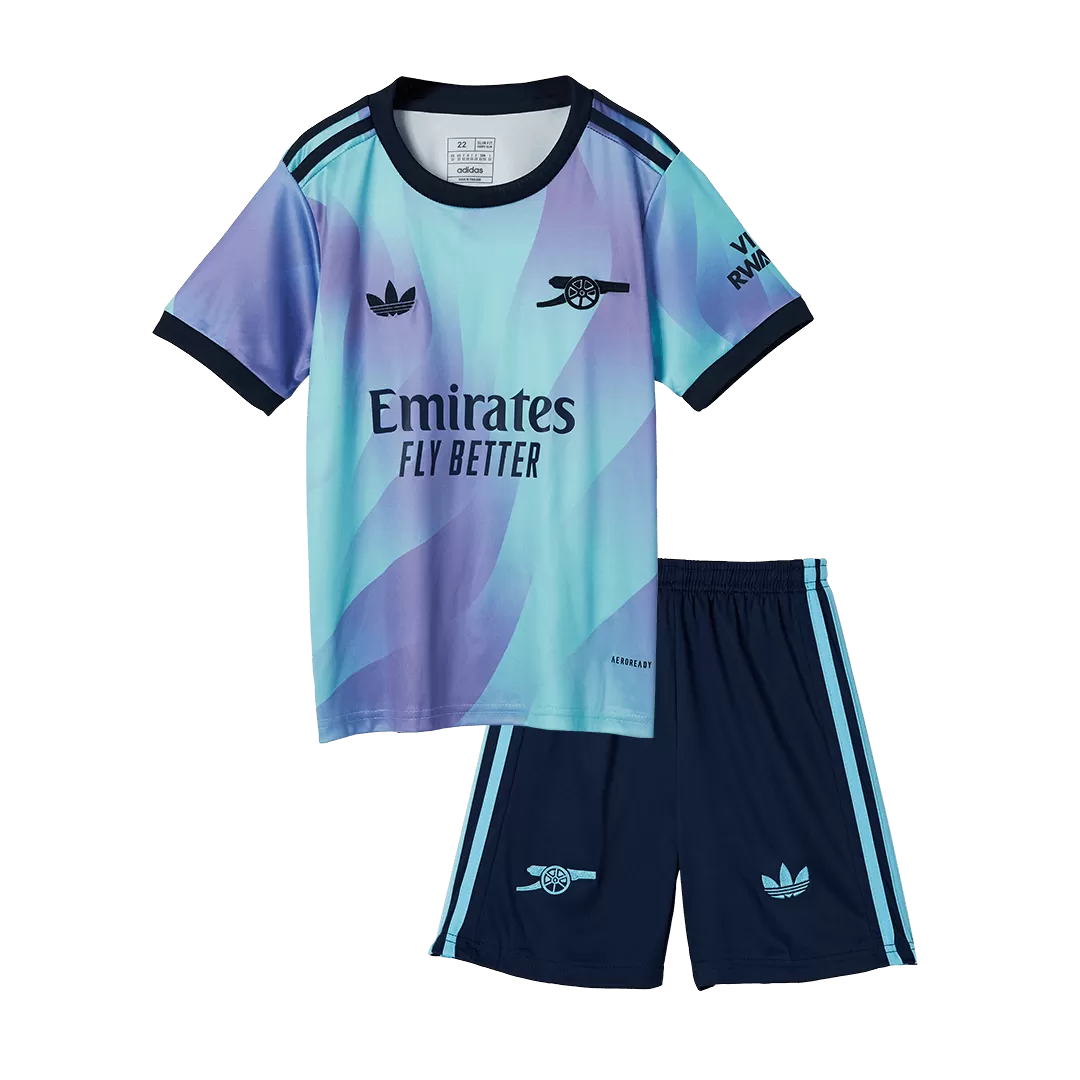 Arsenal Third Away Kids Soccer Jerseys Full Kit - Image 3