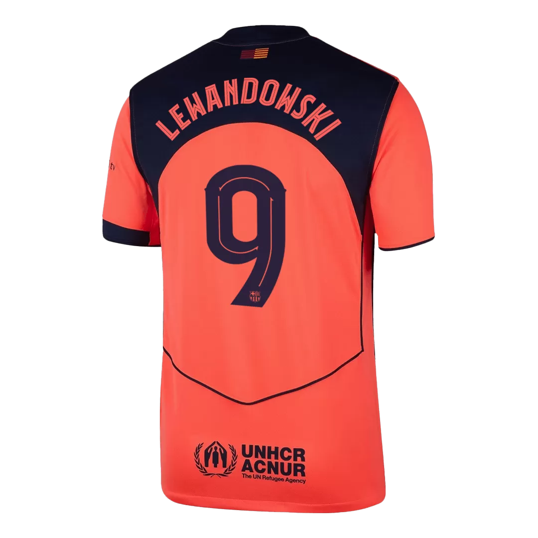 LEWANDOWSKI #9 Barcelona Third Away Soccer Jersey 2025/26 -UCL - Image 3