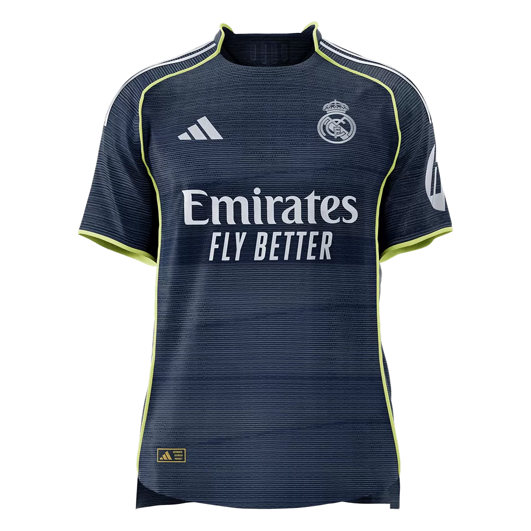 Real Madrid Away Authentic Soccer Jersey 2025/26