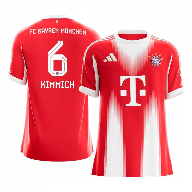 KIMMICH #6 Bayern Munich Home Soccer Jersey 2025/26