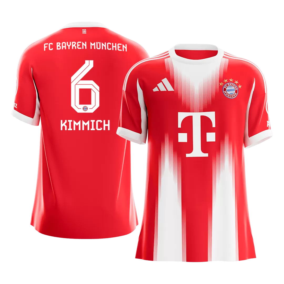 KIMMICH #6 Bayern Munich Home Soccer Jersey 2025/26