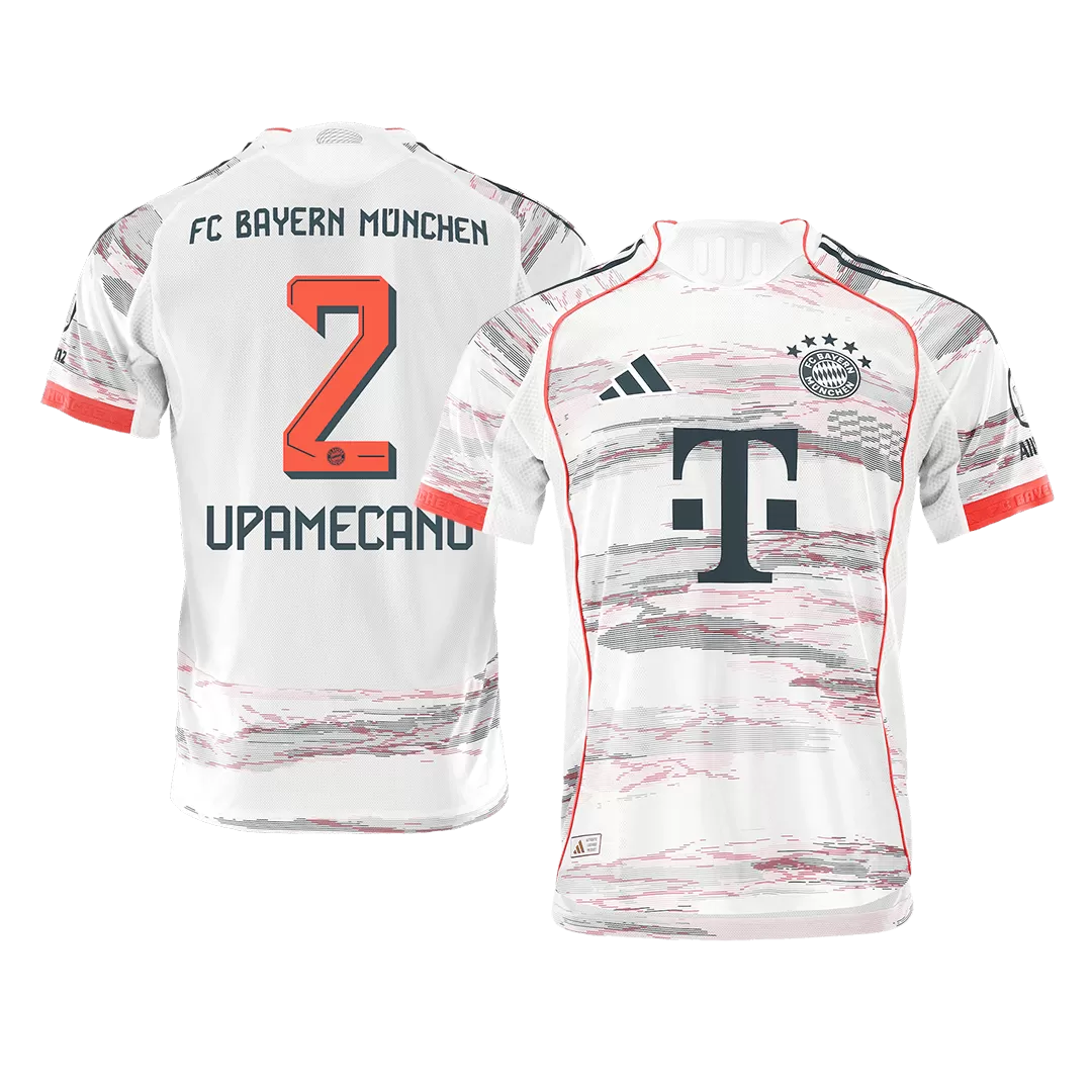 UPAMECANO #2 Bayern Munich Away Authentic Soccer Jersey 2025/26