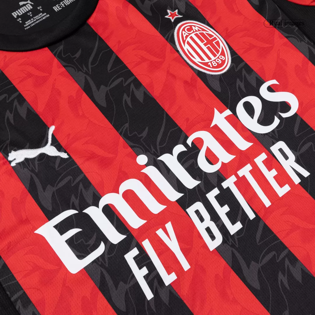 AC Milan Home Long Sleeve Jersey 2025/26 - Image 8