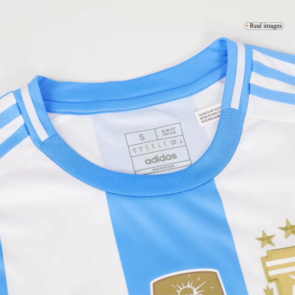 J.ALVAREZ #9 Argentina Home Soccer Jersey - Image 2