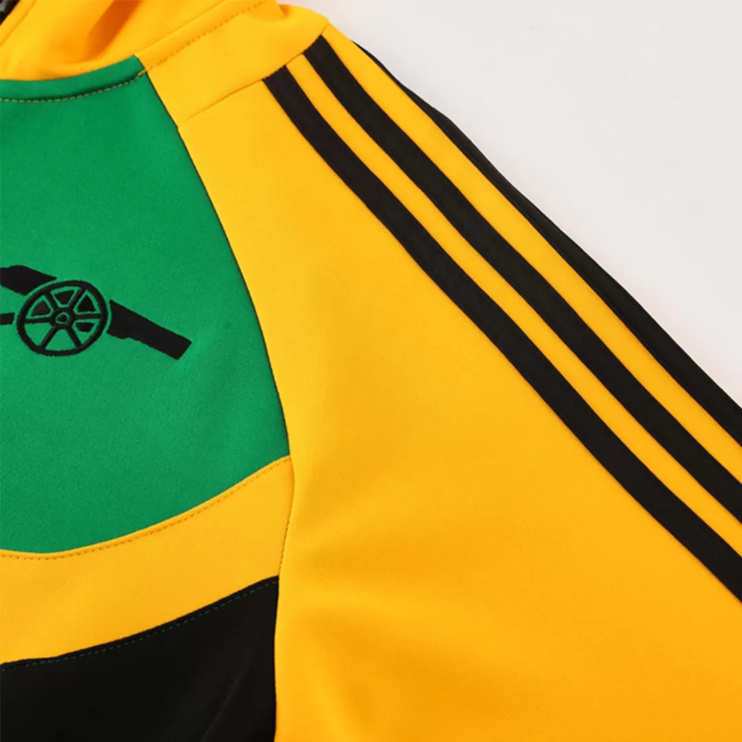 Arsenal Track Jacket - Green&Yellow - Image 6