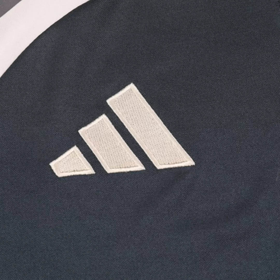 Real Madrid 1/4 Zip Tracksuit Gray - Image 7