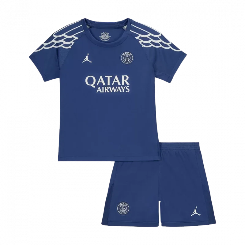 PSG Fourth Away Kids Soccer Jerseys Kit