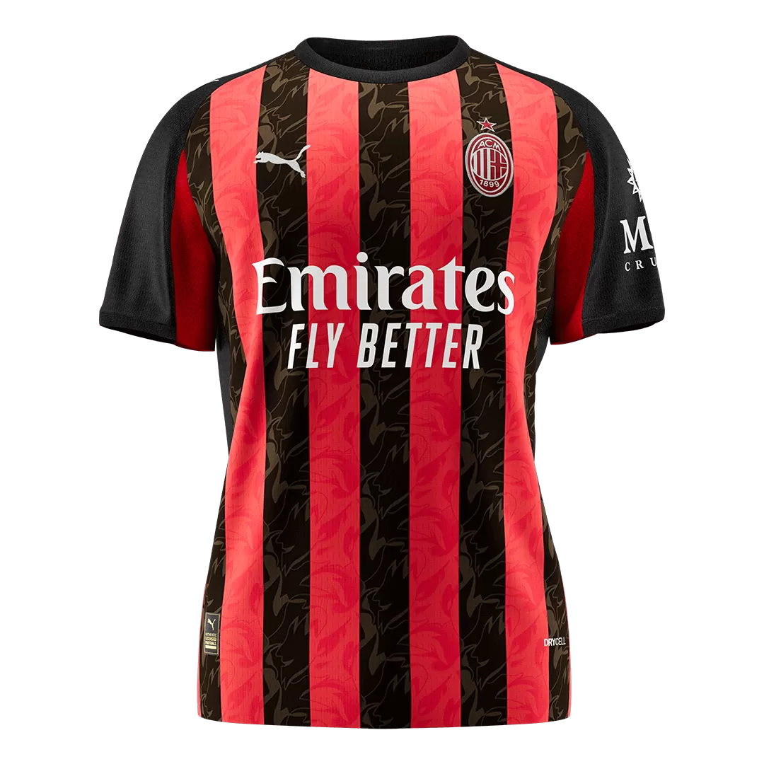 GIMENEZ #7 AC Milan Home Soccer Jersey 2025/26 - Image 3