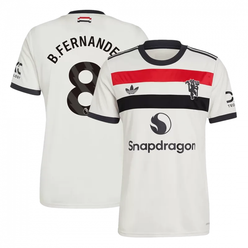 B.FERNANDES #8 Manchester United Third Away Soccer Jersey