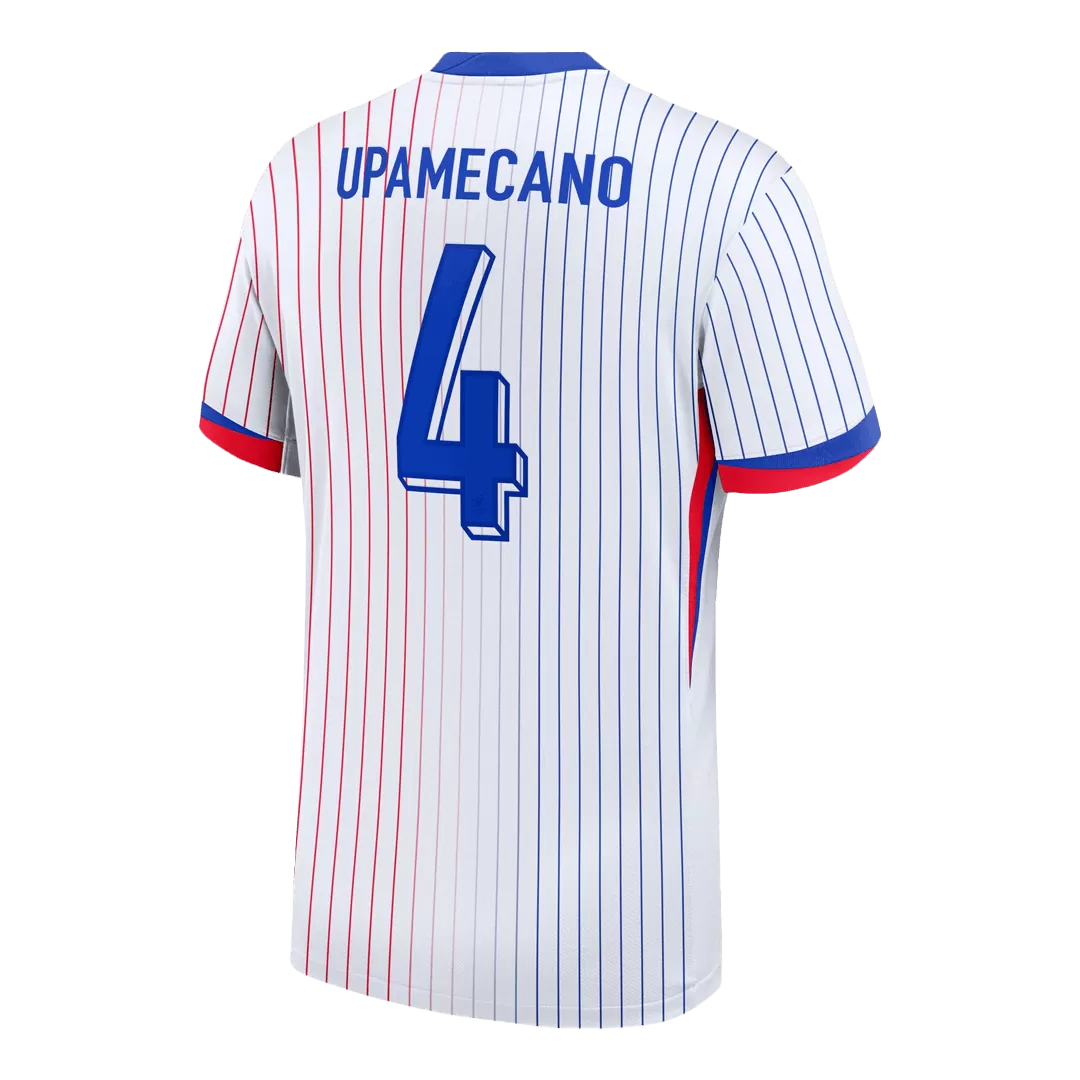 UPAMECANO #4 France Away Soccer Jersey - Image 3