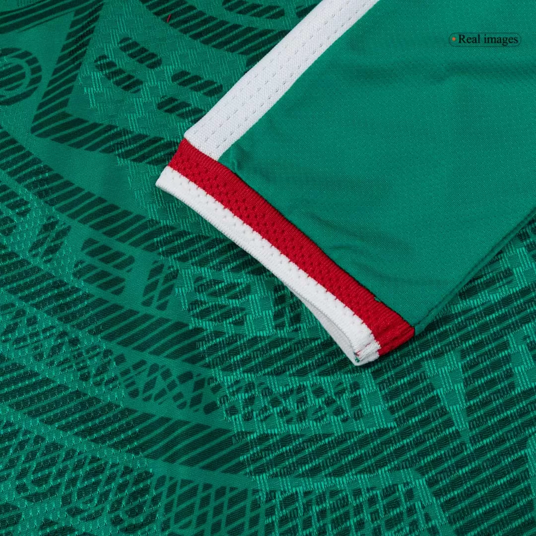 Mexico Home Long Sleeve Player Version Jersey World Cup 2026 - Image 8