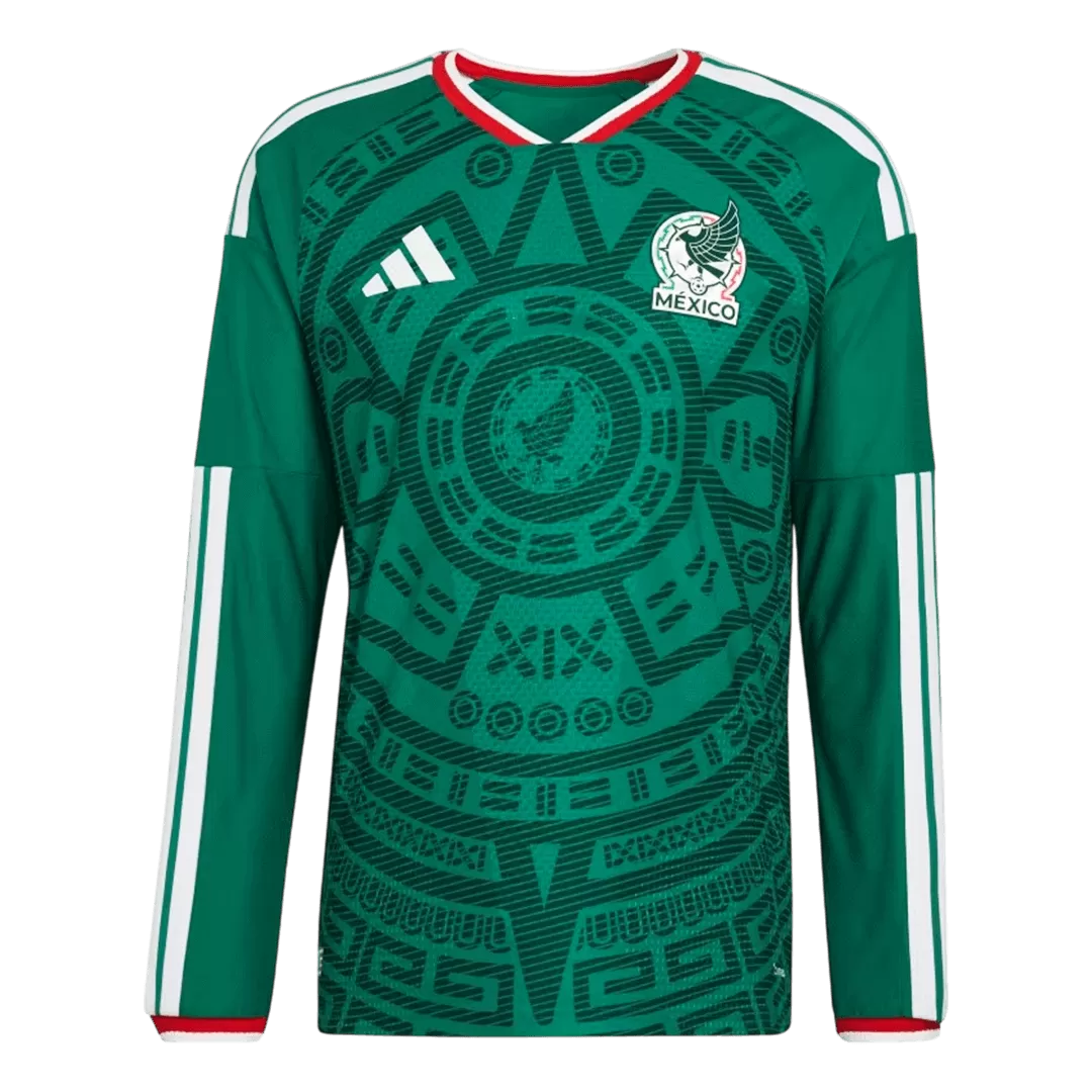 Mexico Home Long Sleeve Player Version Jersey World Cup 2026 - Image 4