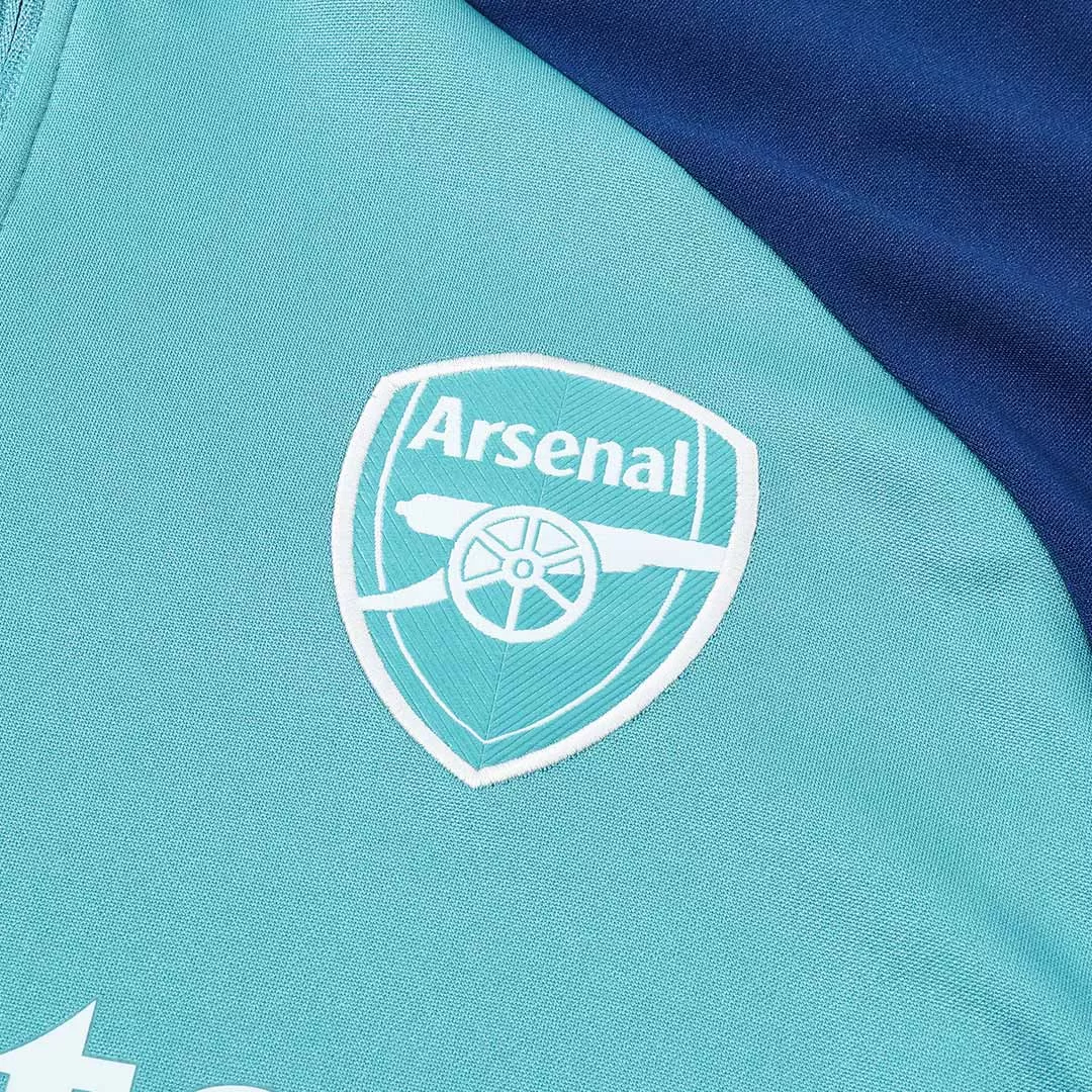 Arsenal 1/4 Zip Tracksuit 2025/26 Green - Image 9